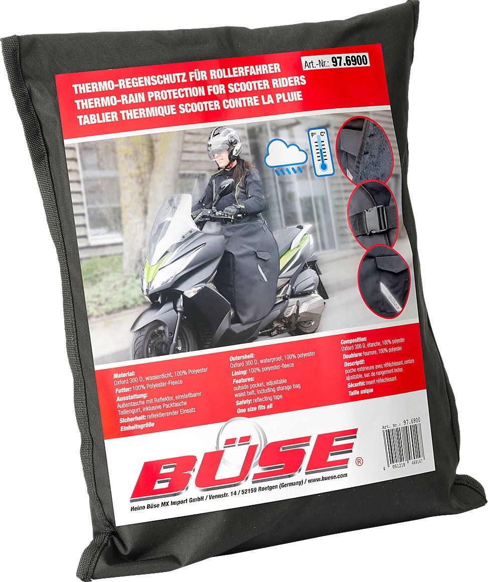 Büse Thermo Regenschutz für Rollerfahrer - Noir