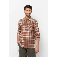 Jack Wolfskin Bergweg Langarmhemd - Carmine 41 - 3XL