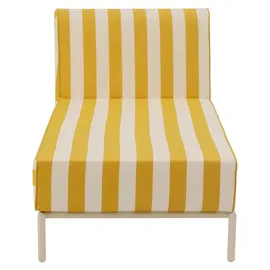 Oviala Chaiselongue modulare Gartenmöbel gelb