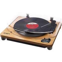 ION Air LP Plattenspieler – eingebauter Vorverstärker, Radioplattenspieler braun