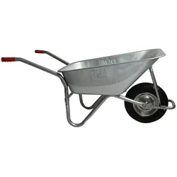 Schubkarre Bauschubkarre Gartenkarre Mulde verzinkt Kugellager 100 L 250 kg S2