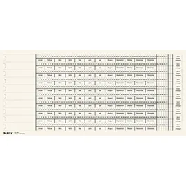 Leitz Organisationsstreifen Skala 3 / Skala 4, weiß
