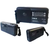 Trade Shop - mini tragbares radio fm radio vintage MP3 player usb microsd cmik MK-609 -
