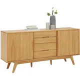 Actona Sideboard 180 x 84 x 44 cm Eiche