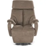 sit&more TV-Sessel Invito Kunstleder 80 x 115 x 80 cm Braun mit Motor und Aufstehhilfe
