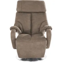sit&more TV-Sessel Invito Kunstleder 80 x 115 x 80 cm Braun mit Motor und Aufstehhilfe