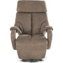 sit&more TV-Sessel Invito Kunstleder 80 x 115 x 80 cm Braun mit Motor und Aufstehhilfe