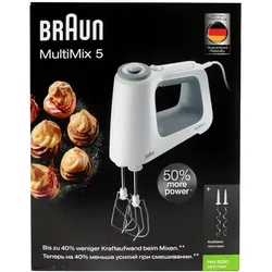 Braun HM 5000 MultiMix 5 Handmixer weiß