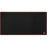 NanoRS RS173 Gaming-Schreibtischunterlage 120x60cm, Gaming Mauspad XXL, Rutschfester Boden, Glatte Oberfläche, Gekantete Kanten, Schwarz