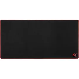 NanoRS RS173 Gaming-Schreibtischunterlage 120x60cm, Gaming Mauspad XXL, Rutschfester Boden, Glatte Oberfläche, Gekantete Kanten, Schwarz