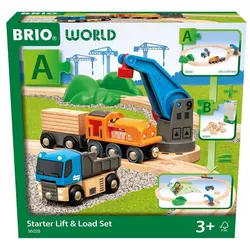 BRIO Spiel Starterset Güterzug mit Kran A