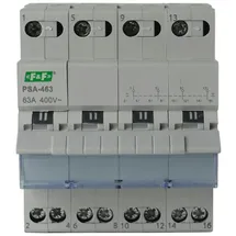 F&F Netzumschalter Umschalter Netz Aggregat 1-0-2 63A 4-polig PSA-463
