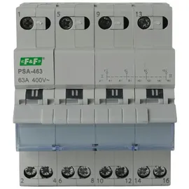 F&F Netzumschalter Umschalter Netz Aggregat 1-0-2 63A 4-polig PSA-463