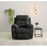 Home Affaire Relaxsessel »Lannilis mit Liegefunktion, Fernsehsessel«, mit manueller und elektrischer Relaxfunktion, anthrazit, grau