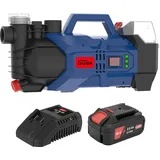 Güde GP 18-401-30 Akku-Gartenpumpe inkl. Akku Gartenpumpe 72 W, 18 V, Blau