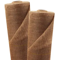 20m x 1m Jutegewebe 105g/m2 Jutematte Gartenjute Jute Stoff Sackleinen Juteband