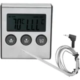 TOPINCN Digitales Fleischthermometer, Alarmmesser, Temperaturmesser, Digitale Anzeige, Gekochter Zucker, Messung der Temperatur Zur Temperaturmessung, Digitales Kochthermometer für die