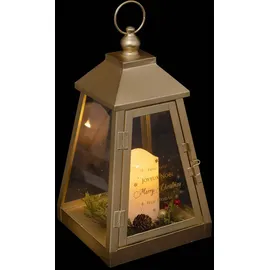 Atmosphera Laterne 32 x 17 cm Metall Gold