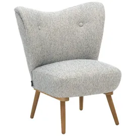 58 aufm Kessel Cocktailsessel Kayra Flachgewebe 58 x 58 x 58 cm Hellblau mit Relax-Funktion