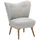 58 aufm Kessel Cocktailsessel Kayra Flachgewebe 58 x 58 x 58 cm Hellblau mit Relax-Funktion