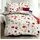 KAEPPEL Sommermohn Blumen Rot 155 x 220 cm + 80 x 80 cm