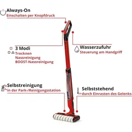 Einhell Hartbodenreiniger CLEANEXXO 18V Akku 2.5 Ah 290 mm Bürstenwalz