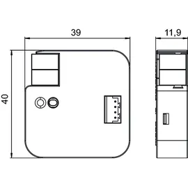 Theben Split Unit Gateway LUXORliving AC IR1
