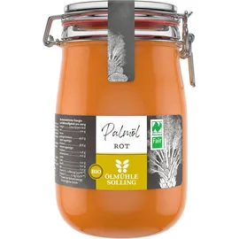 Ölmühle Solling Bio Palmöl rot im Bügelglas 1000 ml