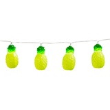 Boland 52156 - LED-Lichterkette Ananas, Länge 140 cm, Batterietyp 2xAA, Partybeleuchtung, Dekoration, Karneval, Mottoparty