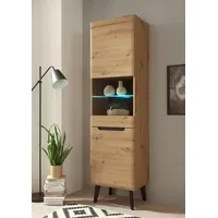 INOSIGN Vitrine »Torge, Hochschrank, Glasvitrine, Standvitrine, Vitrinenschrank«, (1 St.),