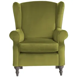 Sofa.de Ohrensessel ¦ grün ¦ Maße (cm): B: 83 H: 102 T: 87