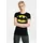 LOGOSHIRT T-Shirt "Batman", Damen, Gr. XS, schwarz (schwarz, gelb), 100% Baumwolle, bedruckt, mehrfarbig, normal, Rundhals, Shirts T-Shirt, mit coolem Superhelden-Print