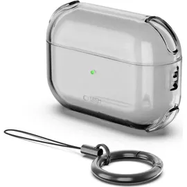 TECH-PROTECT Bounce Schutzhülle für AirPods Pro 3 mit Schlüsselanhänger Transparent Schwarz