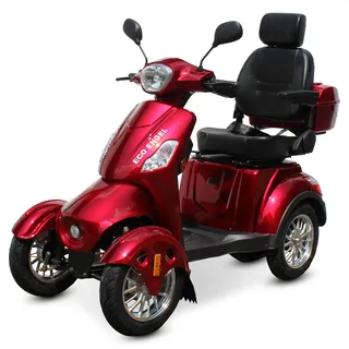Efun ECO ENGEL 525 Rot mit elektromagnetischer Bremse Elektromobil 4 Räder 1000 Watt Motor