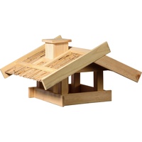 Dobar Vogelhaus Trollanes mit Schilfdach zum Aufstellen 50 cm