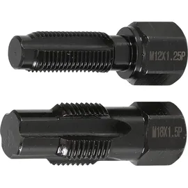 BGS technic Reparaturwerkzeug für Lambdasondengewinde M18 x 1,5 mm M12 x 1,25 mm 2-tlg.