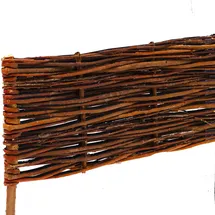 urfence Beeteinfassung Weide 100 x 30 cm 1 Stück braun
