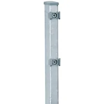 Floraworld Zaunpfosten 6 x 180 x 4 cm Silber/Stahl