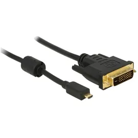DeLock Kabel Micro HDMI zu DVI 1 m Schwarz