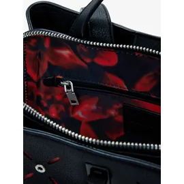 DESIGUAL Yankee Metal Patch Sumy Mini Backpack Schwarz