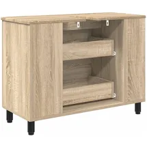 vidaXL Waschbeckenunterschrank, Badezimmerschrank 35 x 60 cm