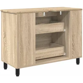 vidaXL Waschbeckenunterschrank, Badezimmerschrank 35 x 60 cm