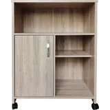 Hti-Living Küchenschrank Blanca Anrichte Mehrzweckschrank Weiß