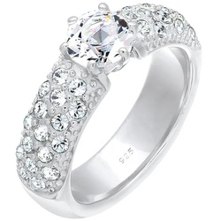 Elli PREMIUM Verlobungsring Kristalle 925 Silber Ringe   Damen 
