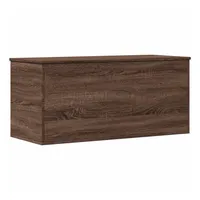VidaXL Truhe Braun Eichen-Optik 100x42x46 cm Holzwerkstoff