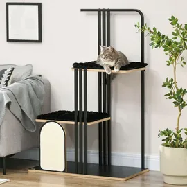PawHut Kratzbaum 128 cm schwarz