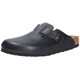 Birkenstock Boston Naturleder schmal schwarz 43