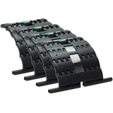 SELVE Hochschiebesicherung SecuBlock Rapid Mini, 3-gliedrig - 4 Stück, Schwarz, 148 mm x 148 mm