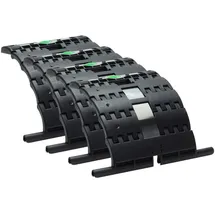 SELVE Hochschiebesicherung SecuBlock Rapid Mini, 3-gliedrig - 4 Stück, Schwarz, 148 mm x 148 mm