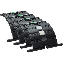 SELVE Hochschiebesicherung SecuBlock Rapid Mini, 3-gliedrig - 4 Stück, Schwarz, 148 mm x 148 mm